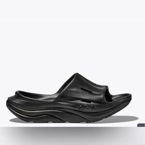 Hoka Ora Black Recovery Slide 3